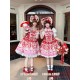 Starry Fantasy Ode To The Strawberry Blouse JSK OP and Sets(Reservation/3 Colours/Full Payment Without Shipping)